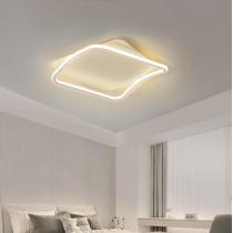 北欧极简LED吸顶灯卧室灯圆形餐厅灯方形书房灯时尚个性房间灯
